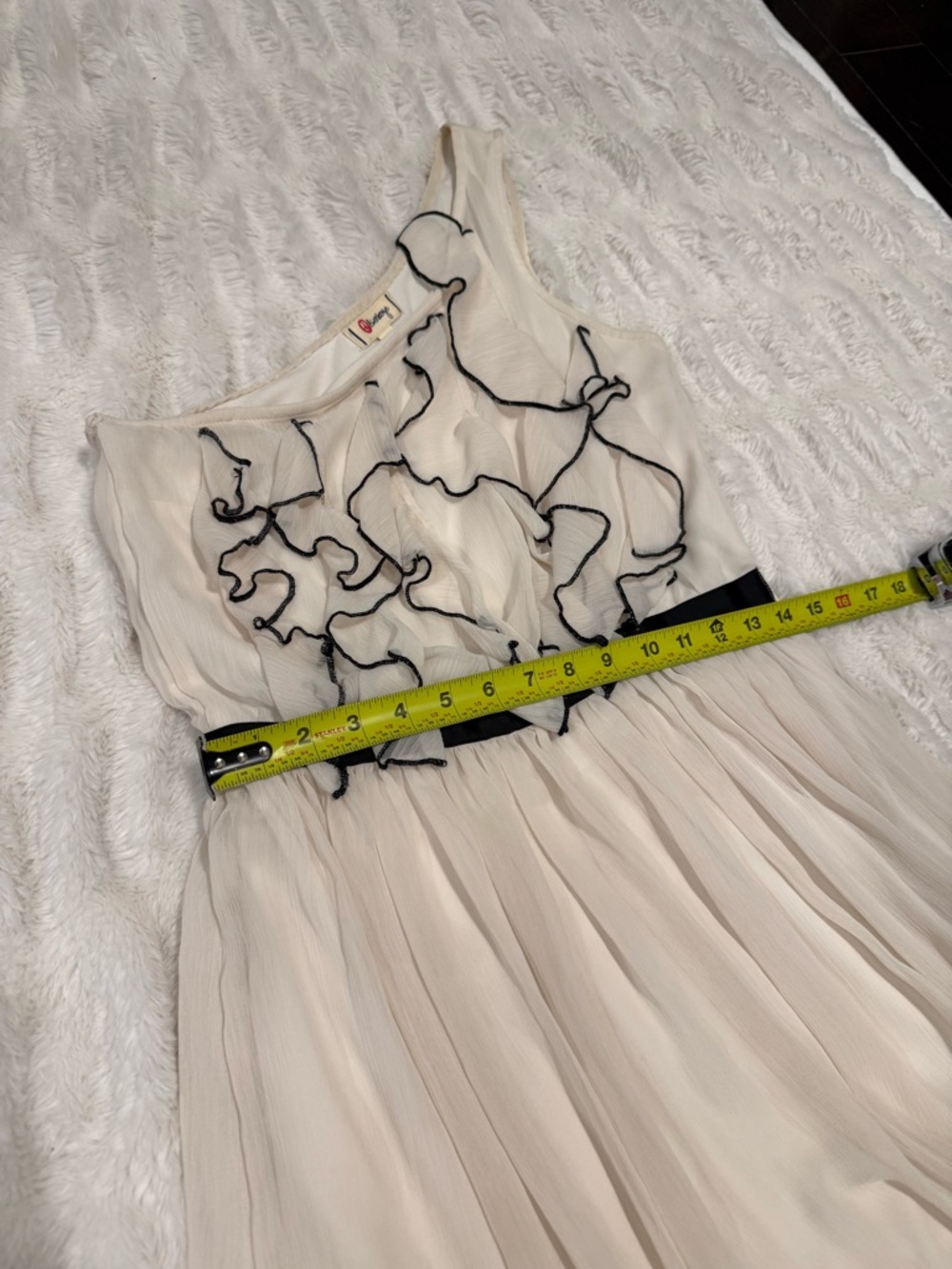 Olsenboye One Shoulder Ruffle Formal Dress - Picture 7 of 8